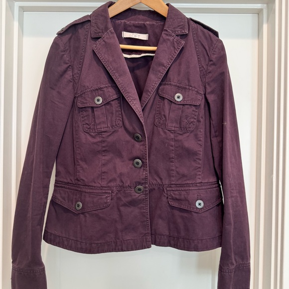 LOFT Jackets & Blazers - LOFT Deep Purple Blazer